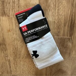 3 Under Armour UA Performance Elite Soccer Socks OTC Youth Size L YLG